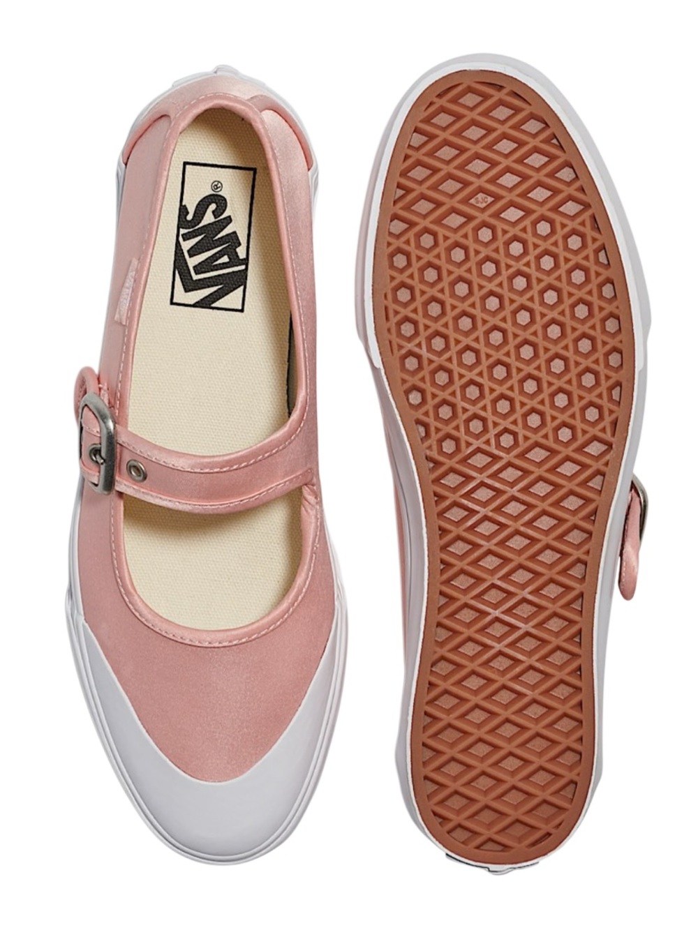 VANS Mary Jane Ballet Chintz Rose Pink buckle shoes sneakers women’s 8 new - Picture 8 of 8